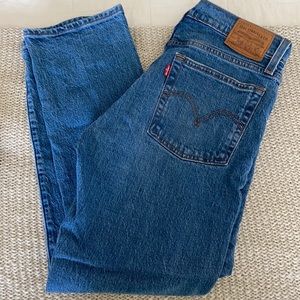 Wedgie straight Levis